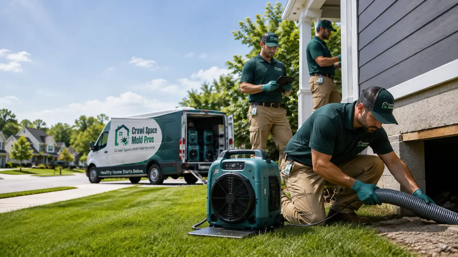 Crawl Space Mold Removal in Chicago Heights, IL
